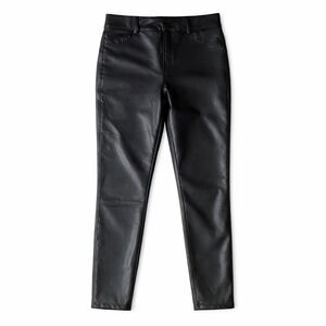 Halara Faux Leather Pants Black High Rise Skinny NWT Medium Sleek Luxe